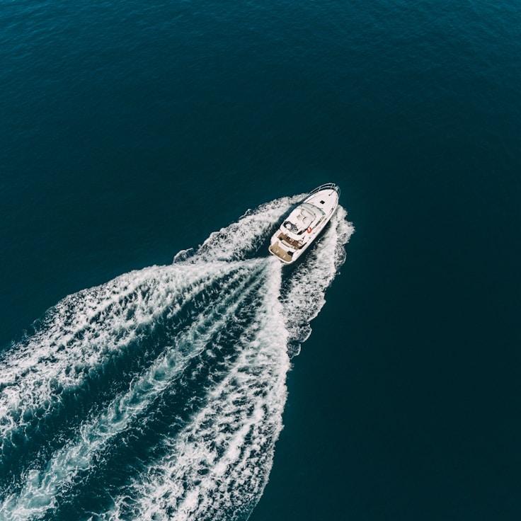 Business retreat on yacht